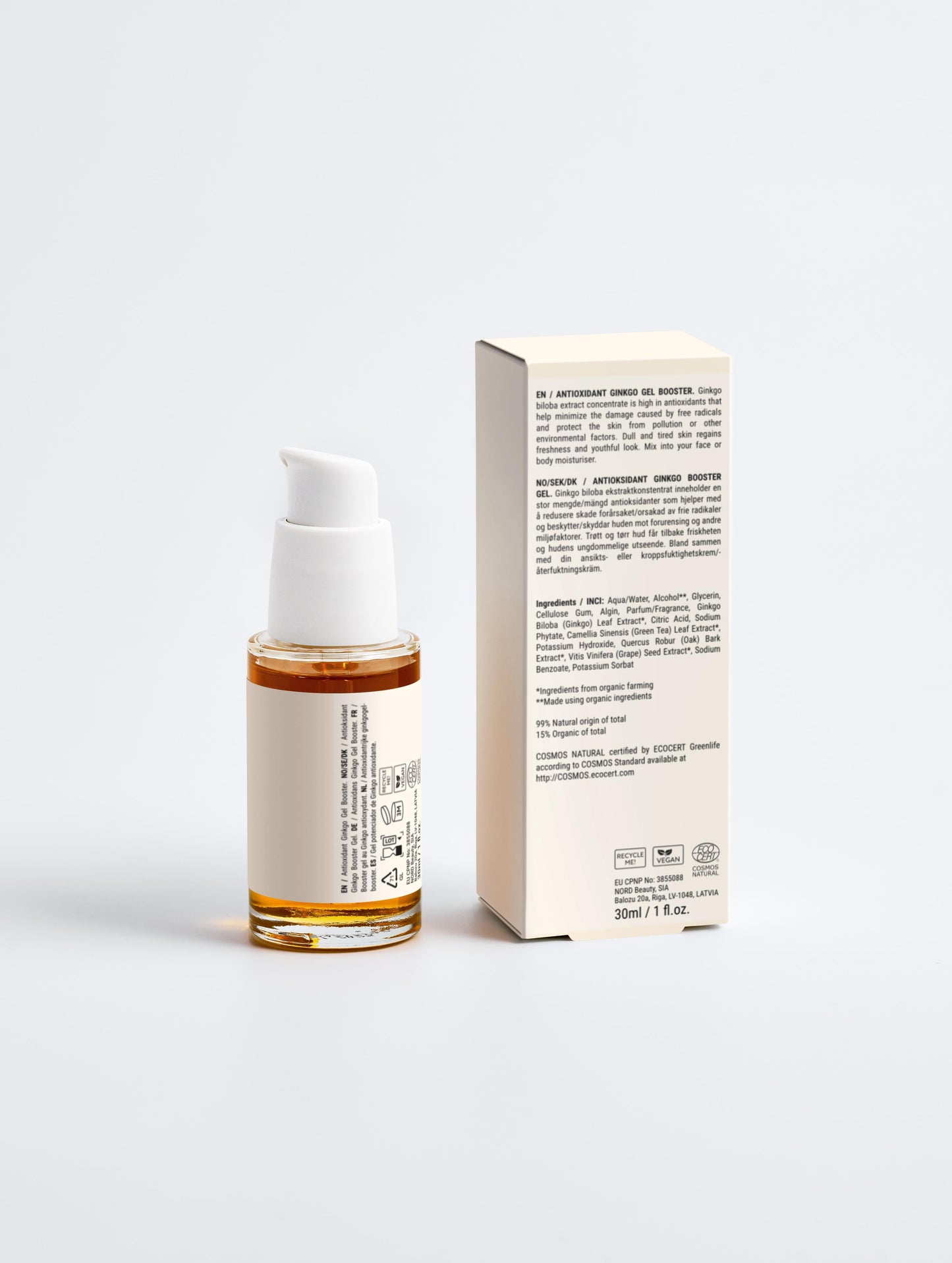 Antioxidant Ginkgo Gel Booster - Velvet Symphony