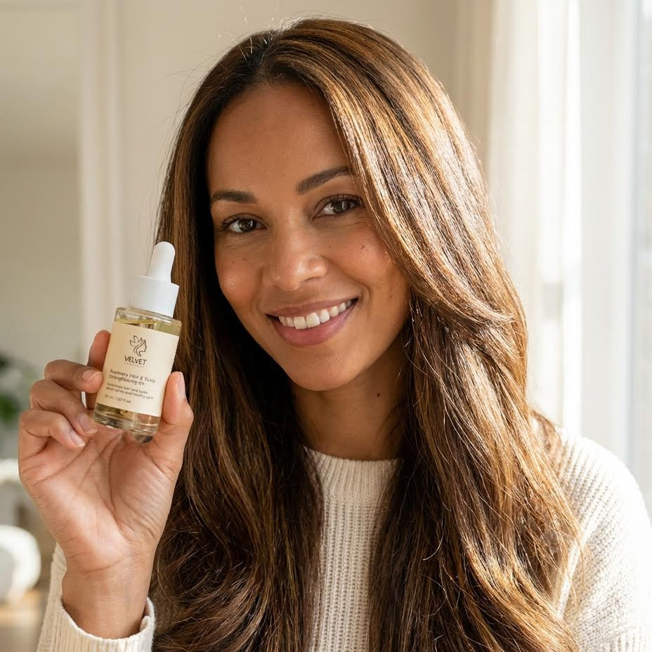 Rosemary Hair & Scalp Strengthening Oil - Velvet Symphony