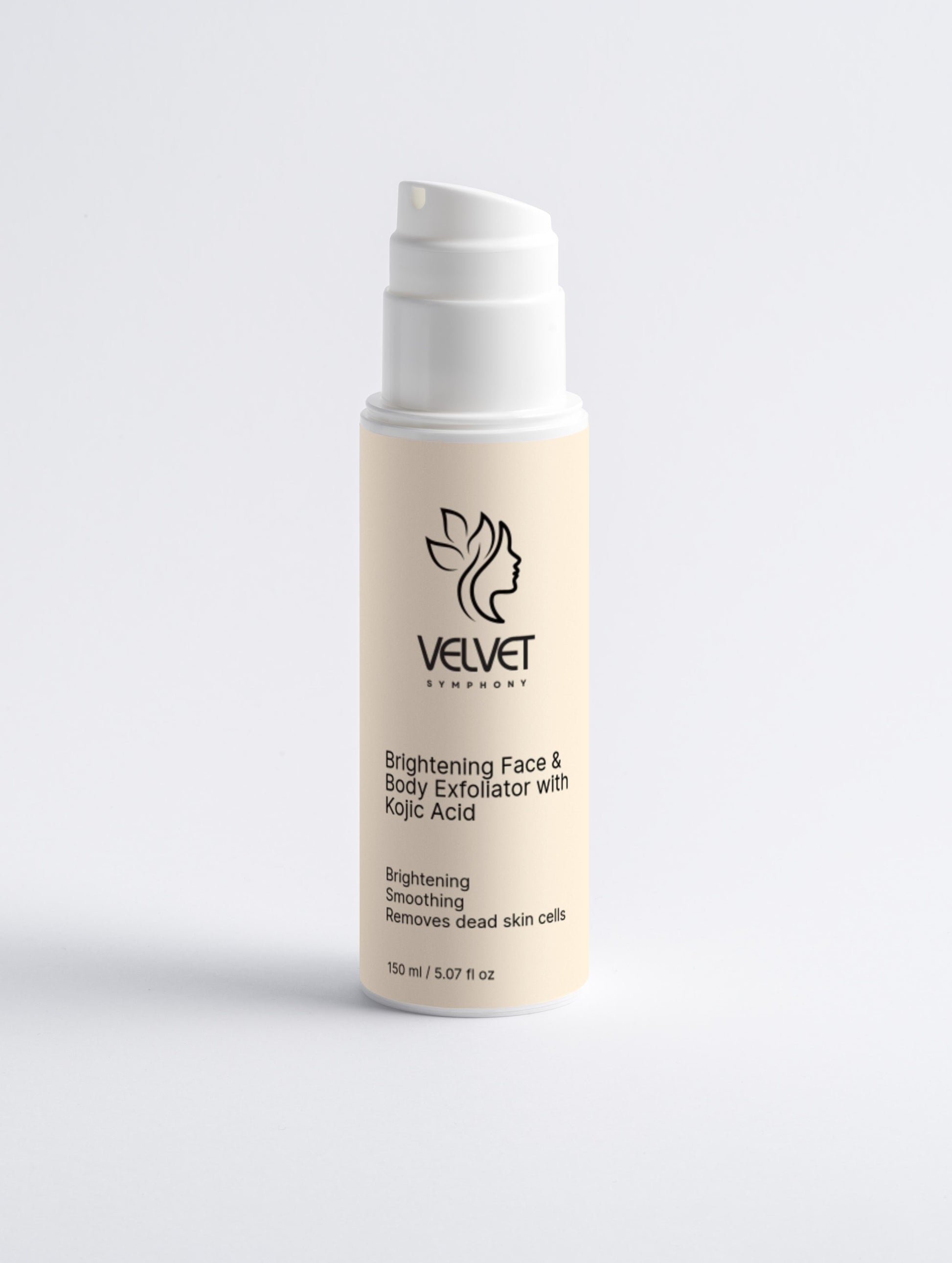 Brightening Face & Body Exfoliator with Kojic Acid - Velvet Symphony