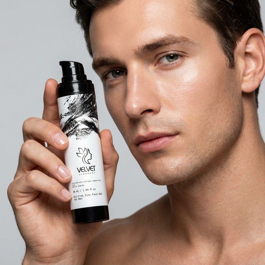 Oil-Free Zinc Face Gel for Men