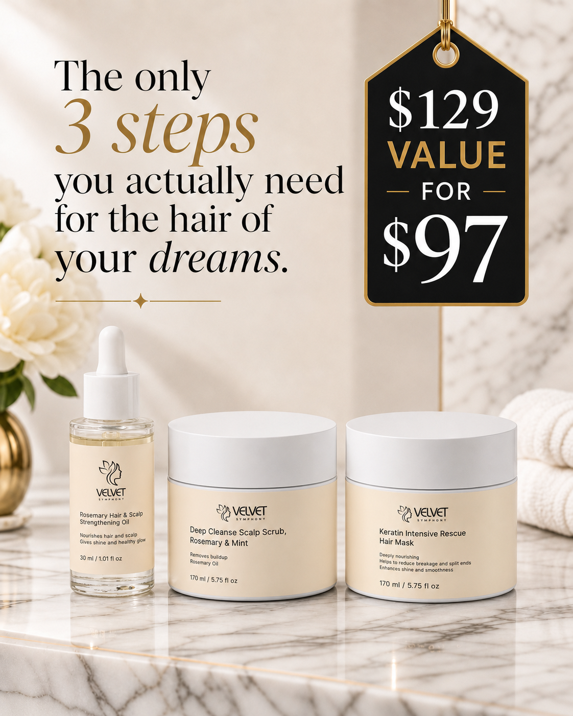 Ultimate Revival Haircare Bundle Velvet Symphony