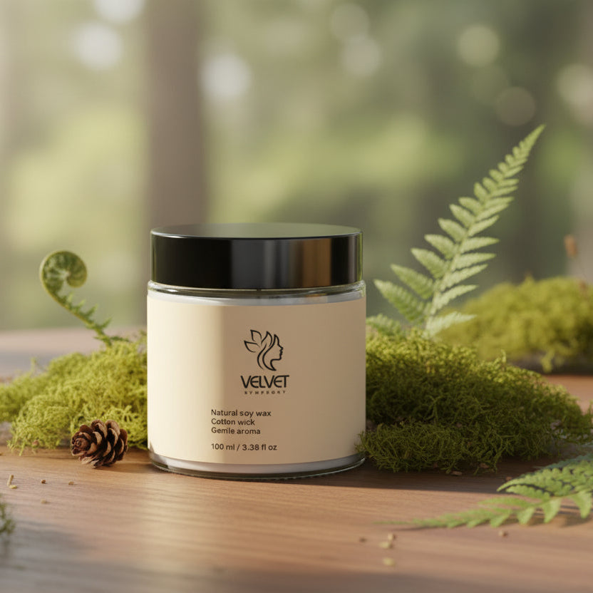 Velvet Wax Candle: Moss - Velvet Symphony