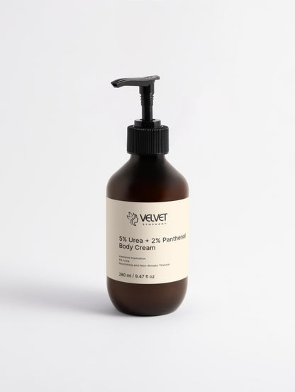 5% Urea + 2% Panthenol Body Cream - Velvet Symphony