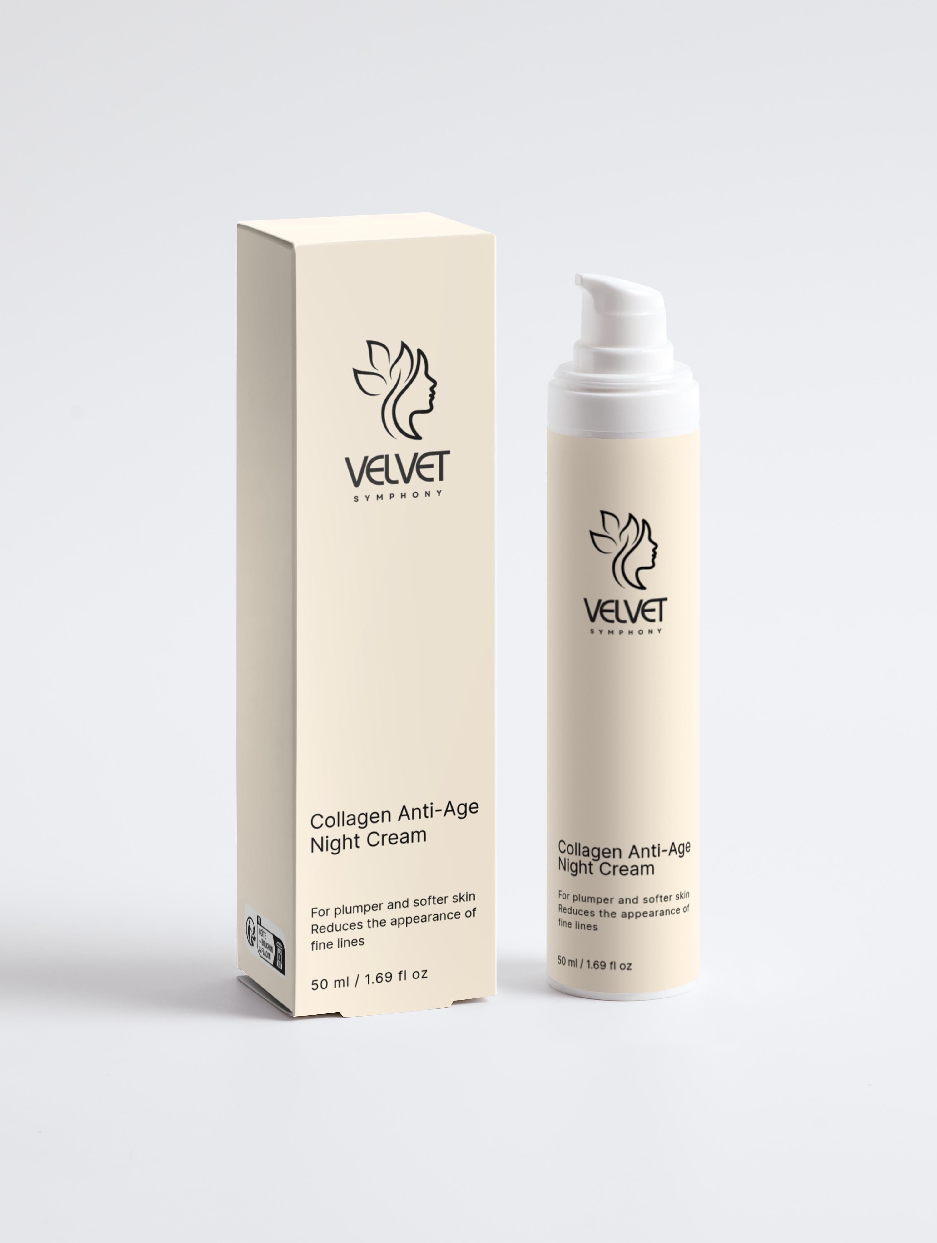 Collagen Anti-Ageing Night Cream - Velvet Symphony