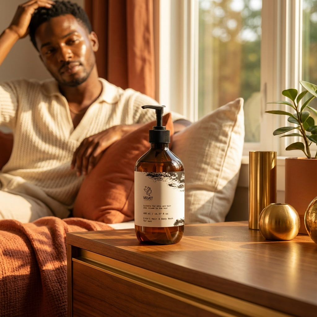 2-in-1 Hair & Body Wash for Men - Velvet Symphony