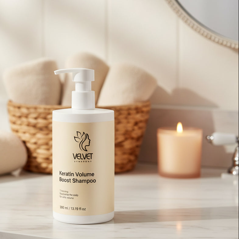 Keratin Hydrating Volume-Boost Shampoo - Velvet Symphony